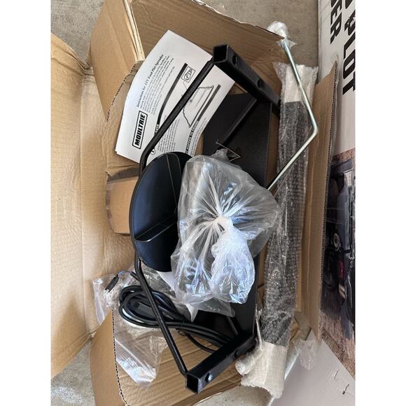 READ! Moultrie ATV Food Plot Spreader with ATV Rack Mounting Brackets - Picture 1 of 6